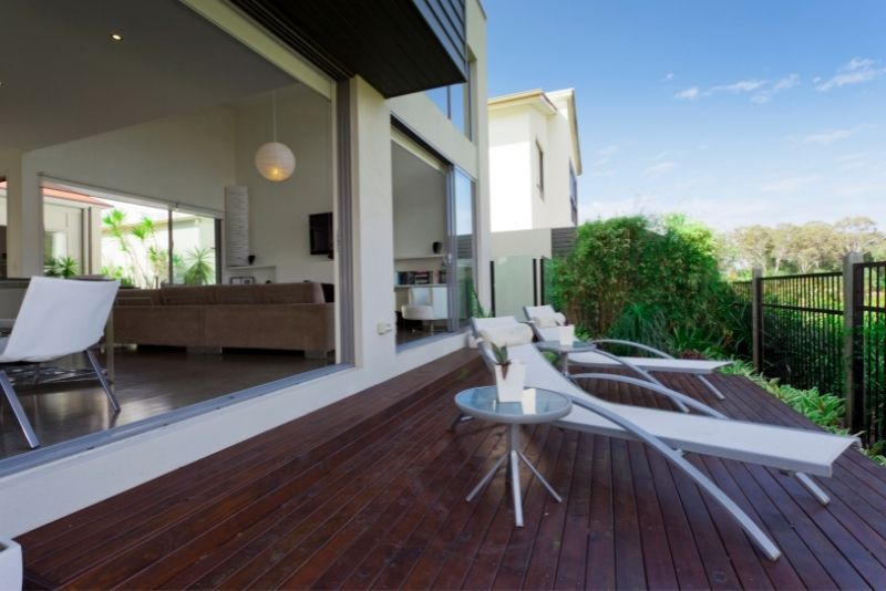 A timber deck