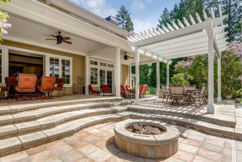 A pergola built by Pergolas Sunshine Coast